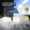 Free shipping T-SUN 78LED Solar Wall Light PIR Motion Sensor Outdoor Garden Security Flood light