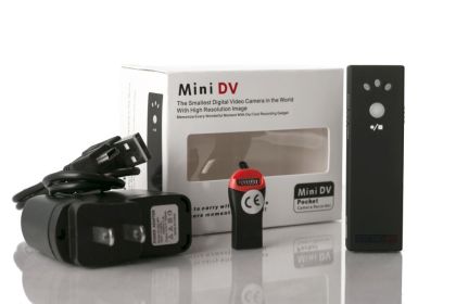 Mini Wireless DVR Camcorder Achieved Up to 40 Hrs Video/Audio