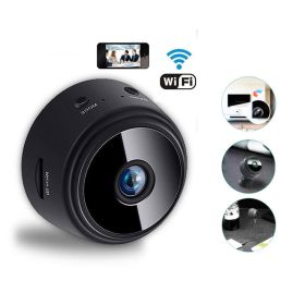 1080P Wireless Network WIFI HD Home Mobile Phone Camera Indoor Remote Video Night Vision HD Surveillance Camera (model: A9 with 64G memory card)